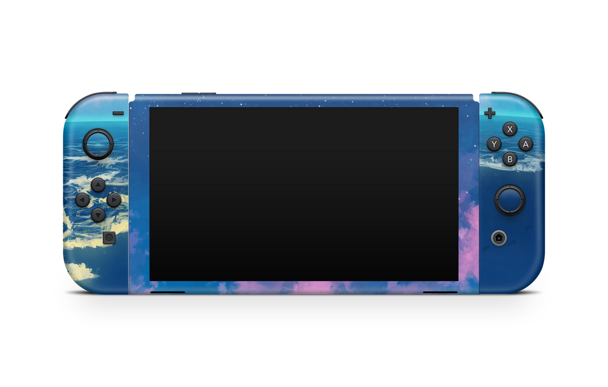 Nintendo Switch OLED Skin Catching the moon