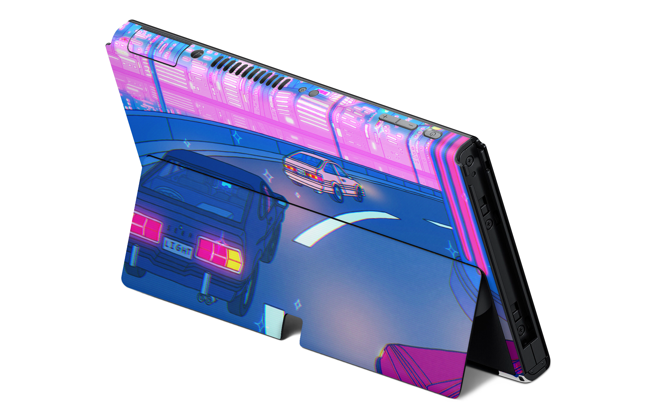 Nintendo Switch OLED Skin Late Night Drive