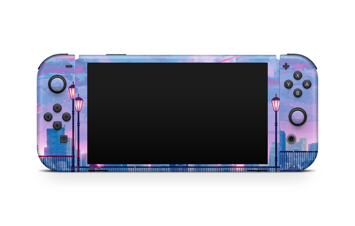 Nintendo Switch OLED Skin Let's Go Home
