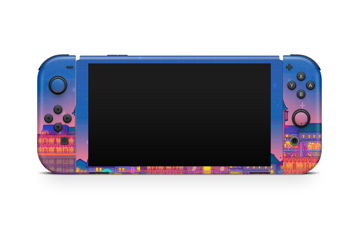 Nintendo Switch OLED Skin Spirited Festival