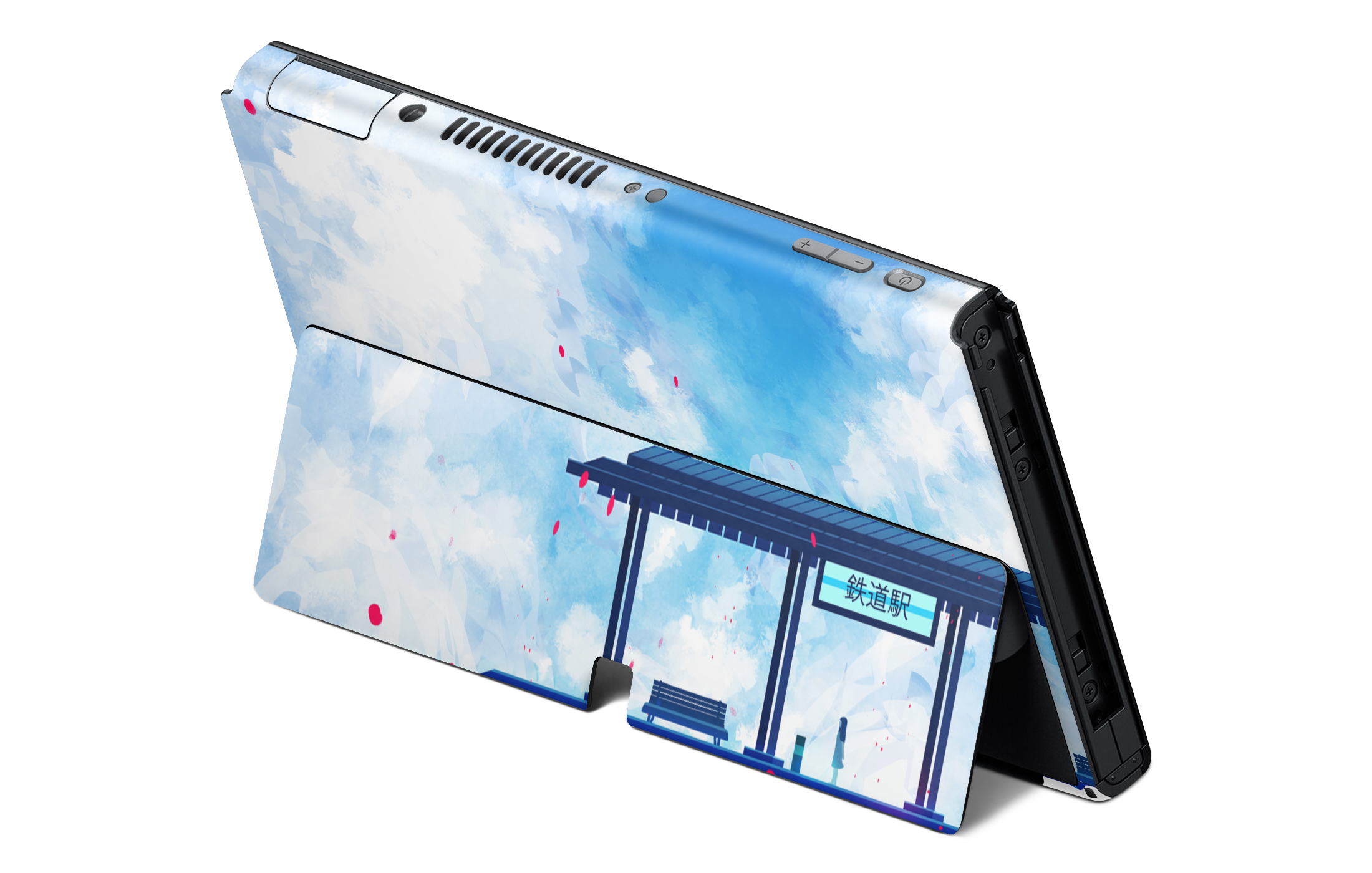 Nintendo Switch OLED Skin Waiting