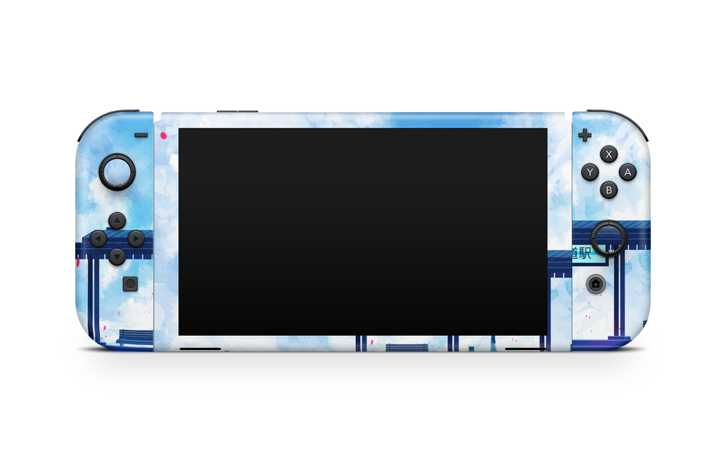 Nintendo Switch OLED Skin Waiting