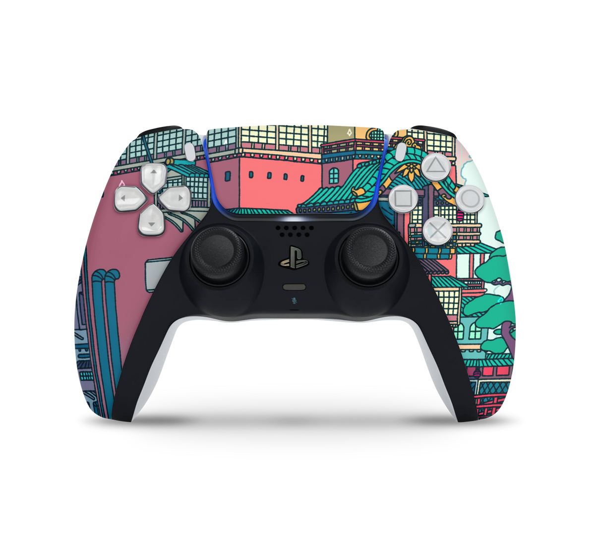 Playstation 5 Controller Skin Bathhouse Day