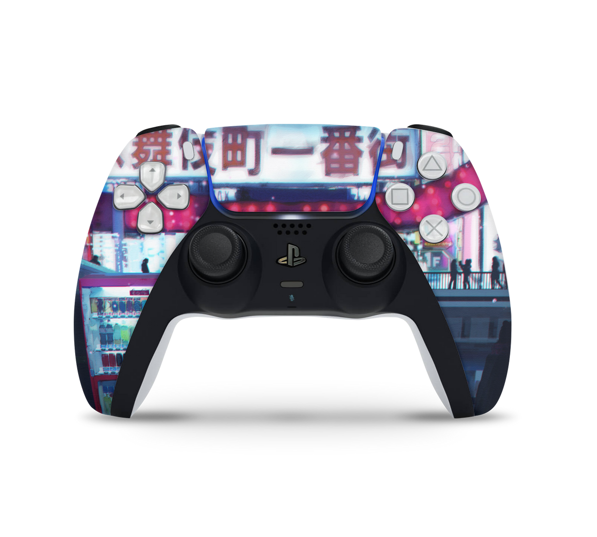 Playstation 5 Controller Skin Cyberpunk Streets