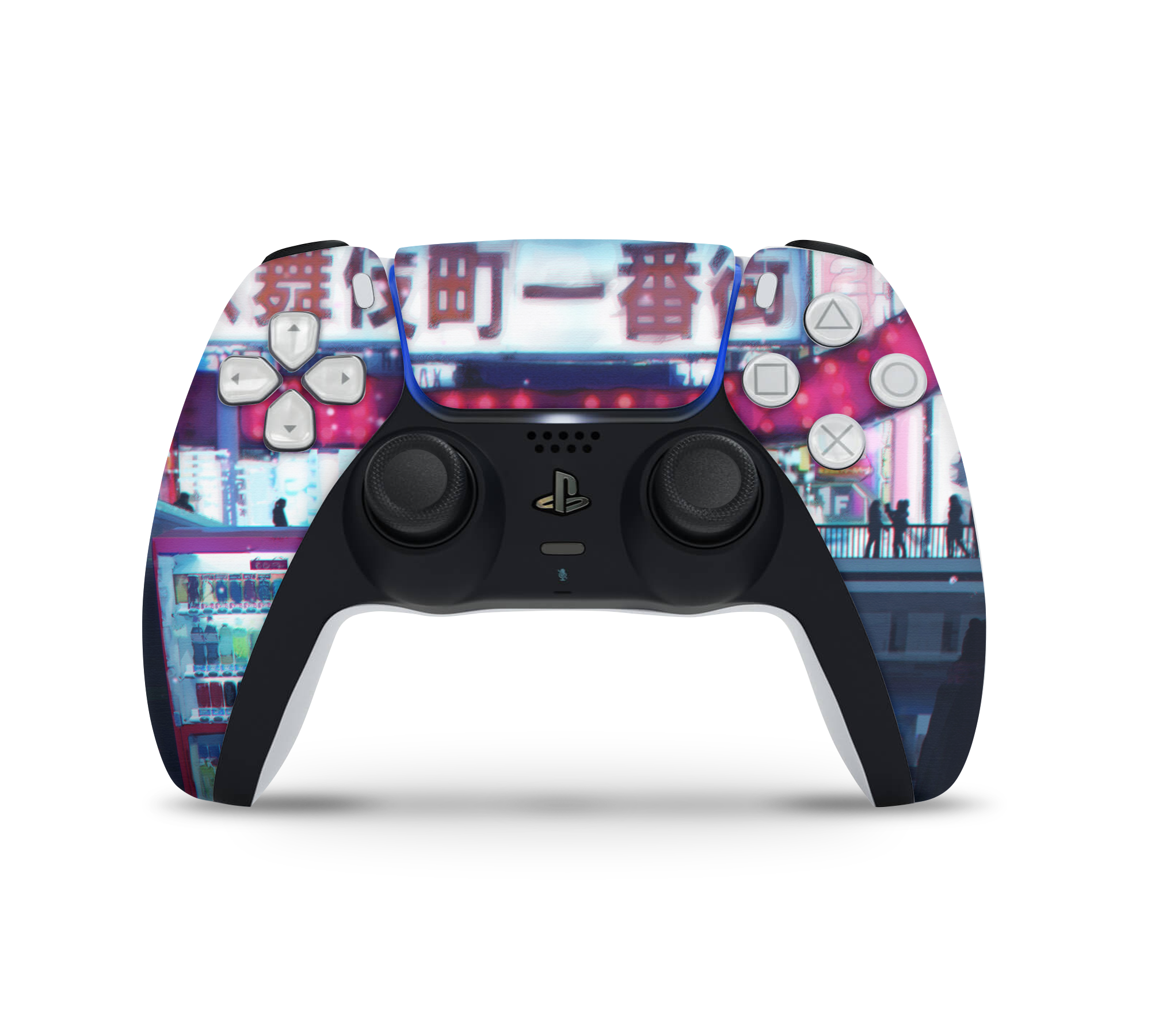 Playstation 5 Controller Skin Cyberpunk Streets