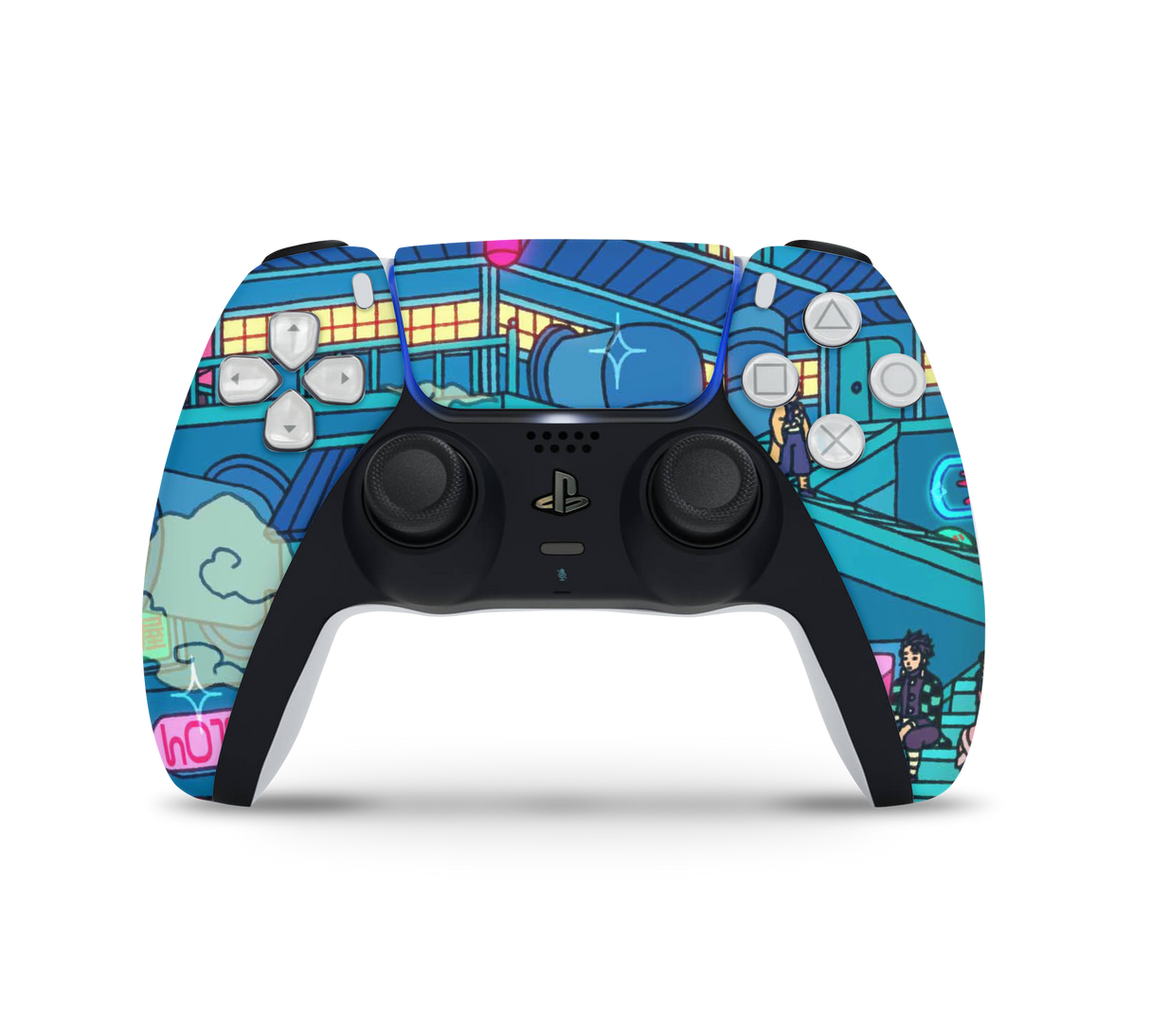 Playstation 5 Controller Skin Lantern Festival