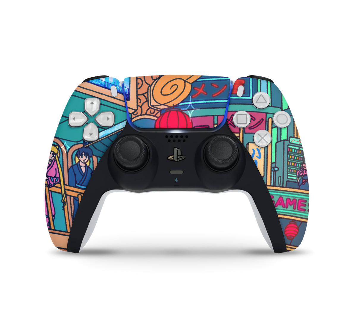 Playstation 5 Controller Skin Moon festival