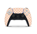 Playstation 5 Controller Skin Checkered Cream