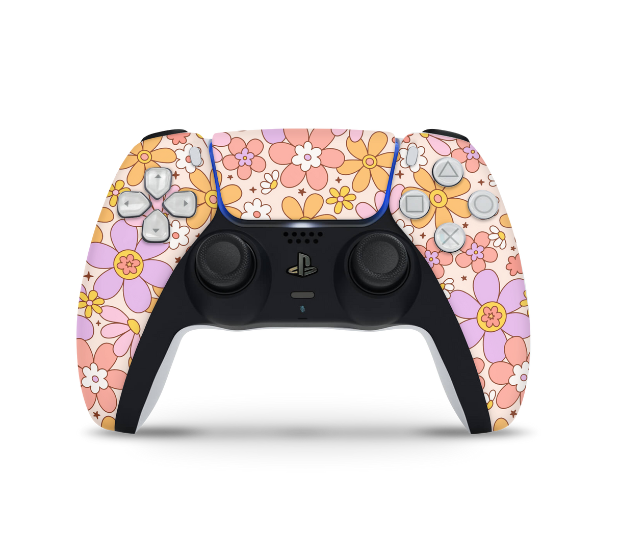 Playstation 5 Controller Skin Groovy floral