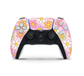 Playstation 5 Controller Skin Smiley Flowers