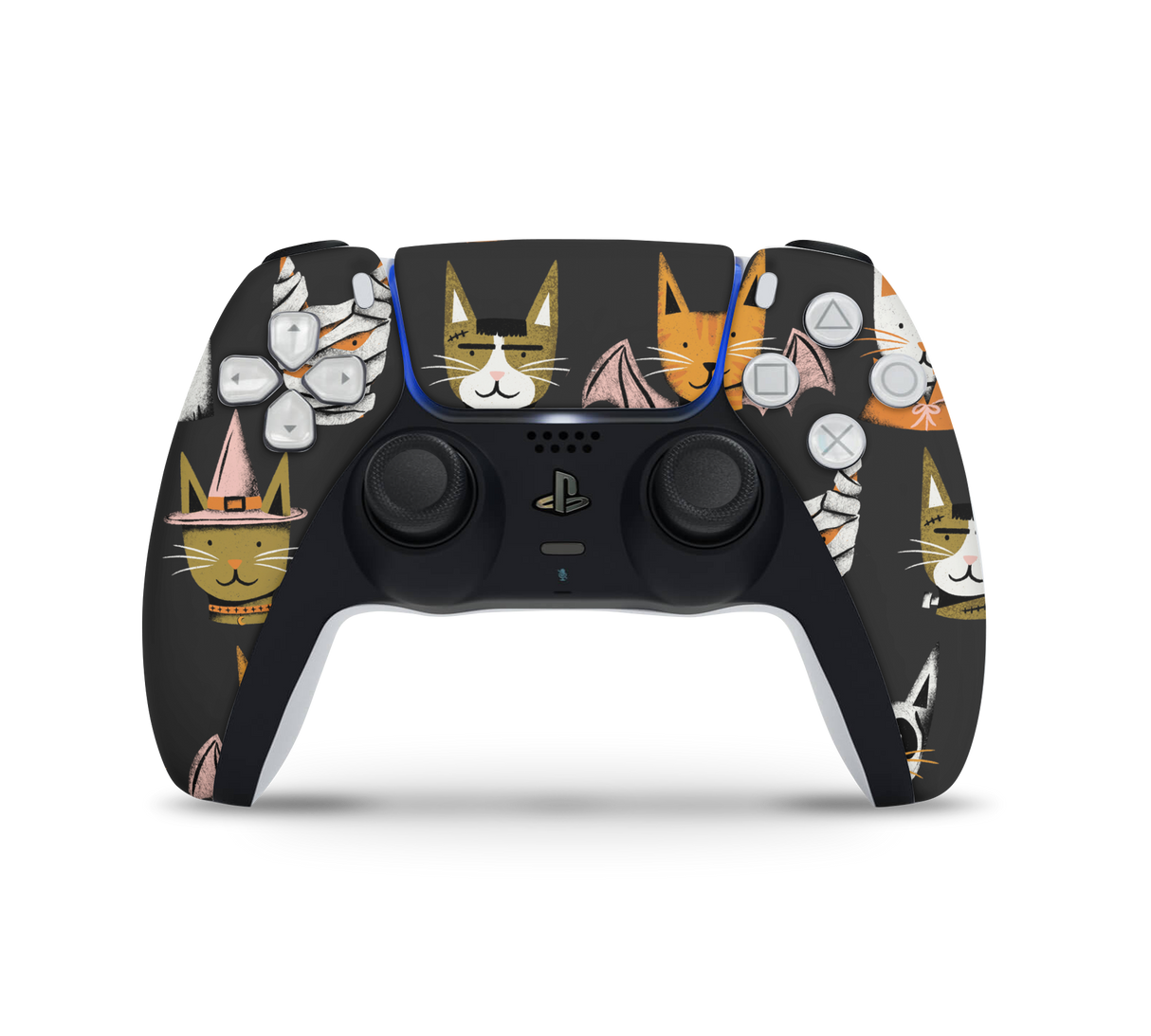 Playstation 5 Controller Skin Spooky Cats