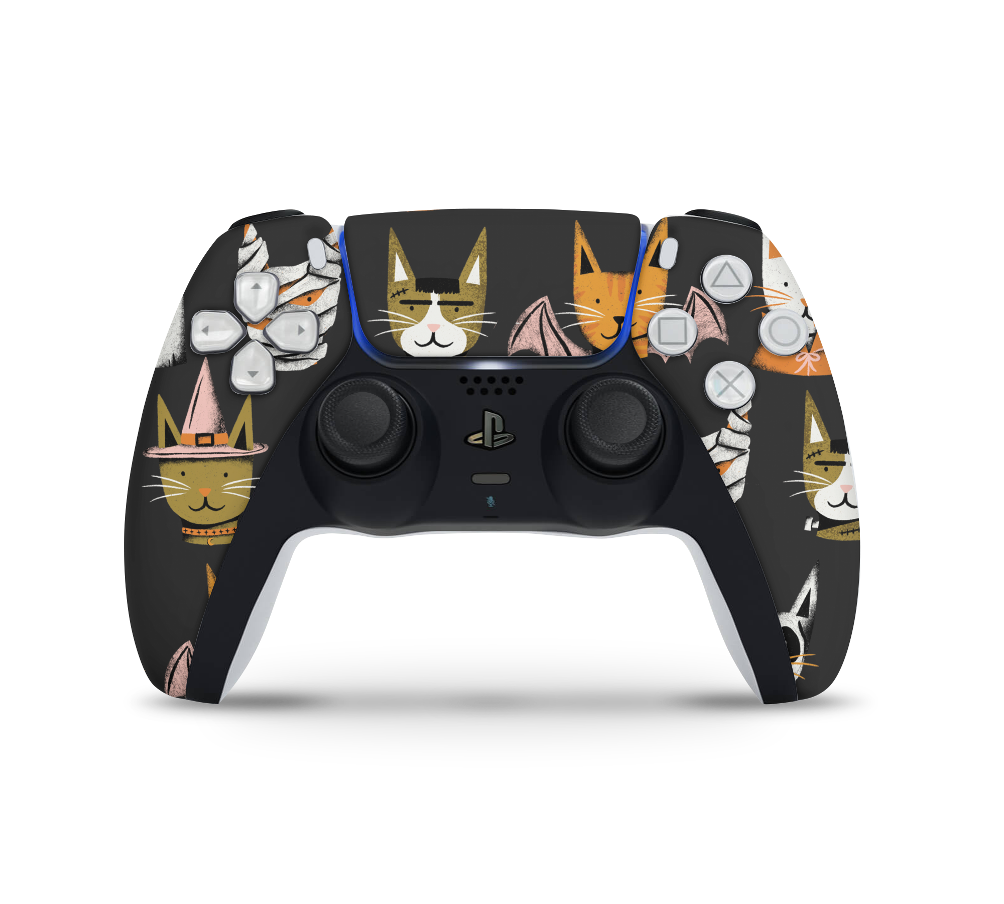 Playstation 5 Controller Skin Spooky Cats