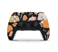 Playstation 5 Controller Skin Pumpkins and Mushrooms