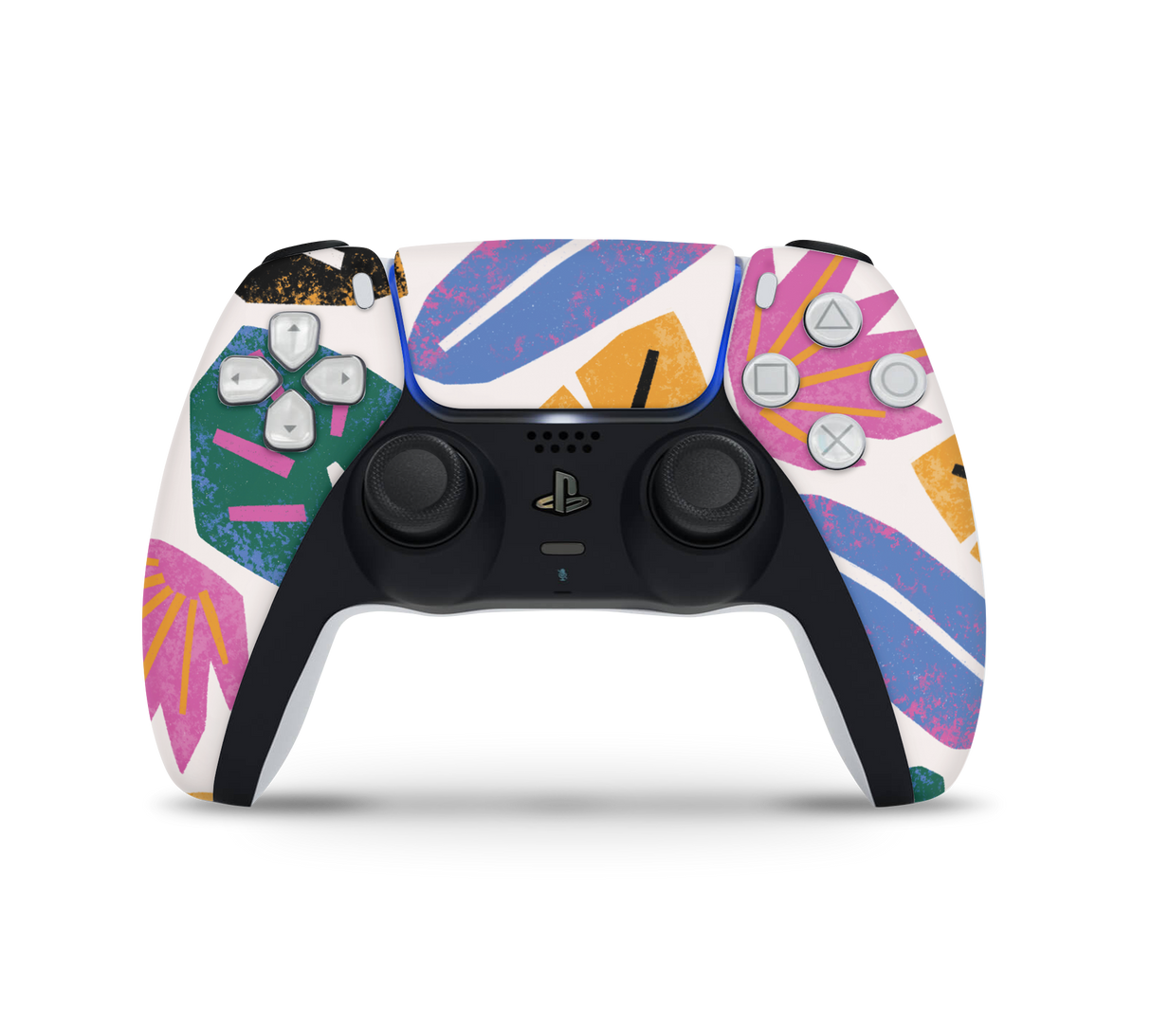 Playstation 5 Controller Skin Tropical Leaves