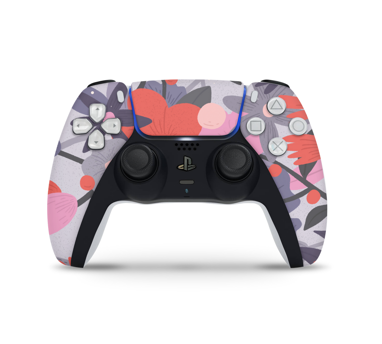 Playstation 5 Controller Skin Purple Floral