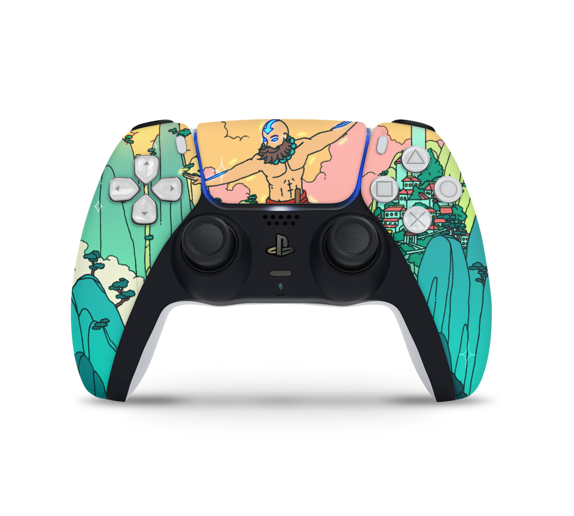 Playstation 5 Controller Skin Aang Atla