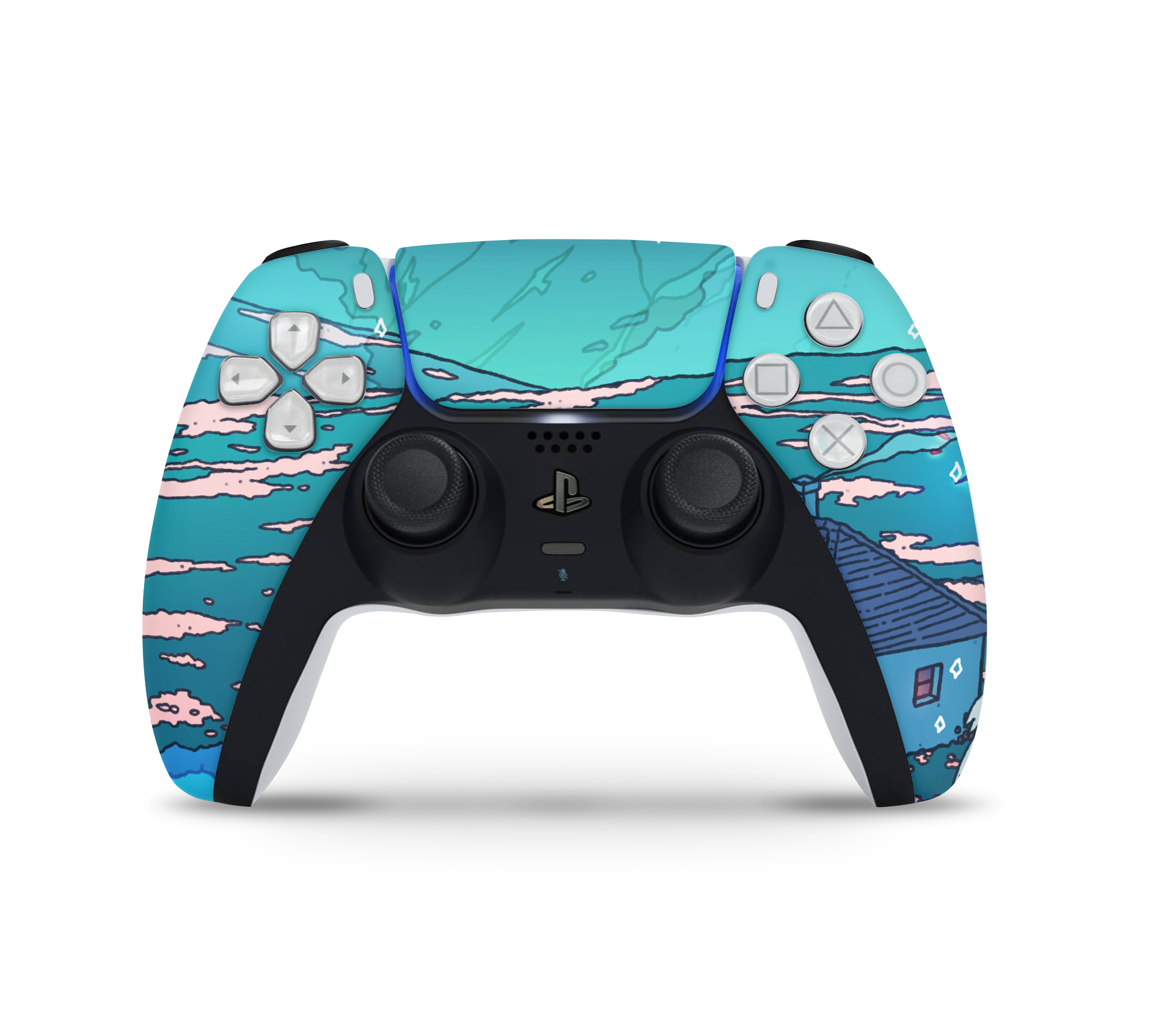 Playstation 5 Controller Skin Crystal Shower