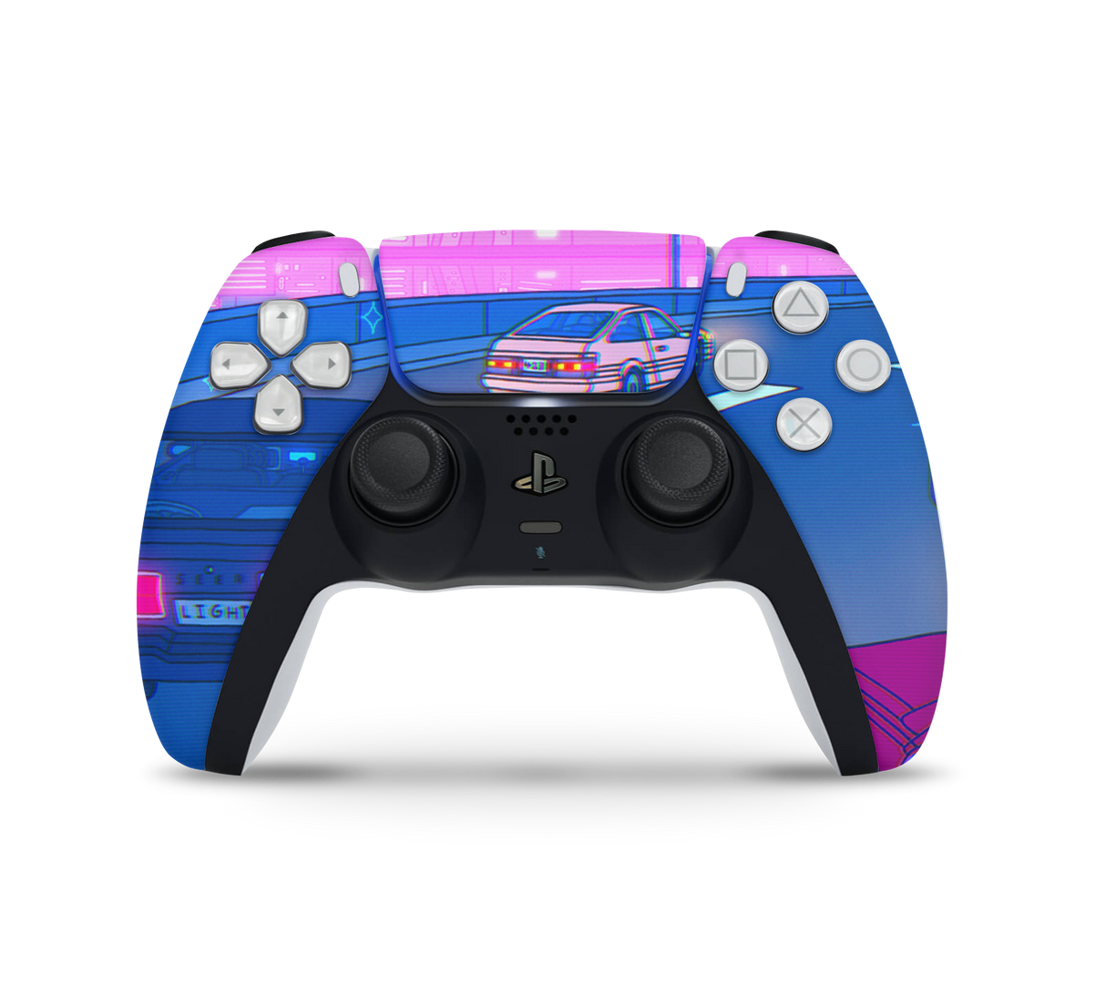 Playstation 5 Controller Skin Late Night Drive
