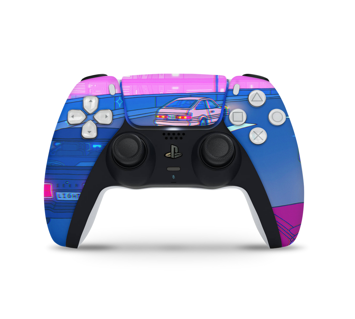 Playstation 5 Controller Skin Late Night Drive