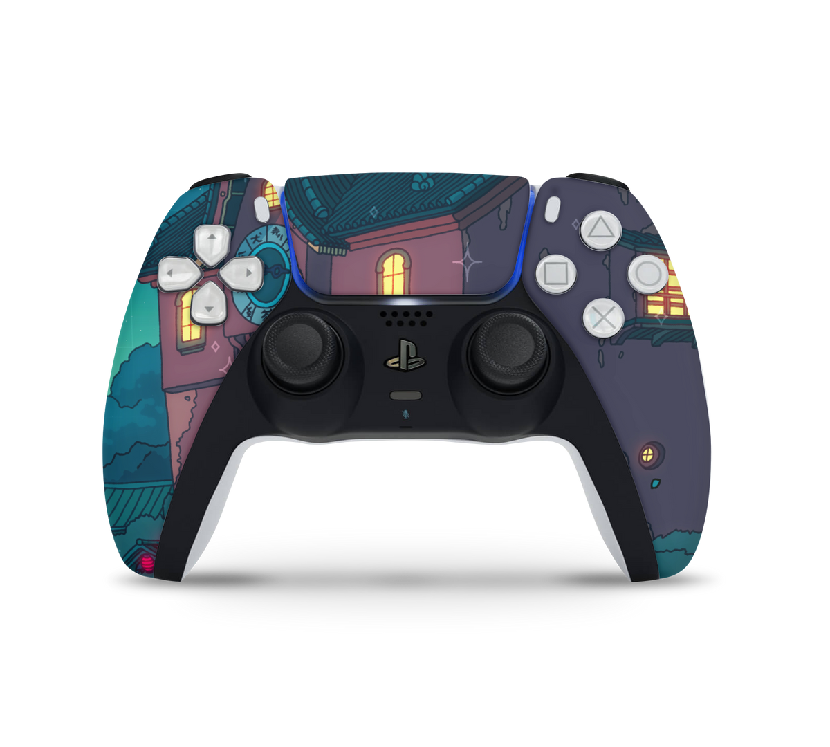 Playstation 5 Controller Skin Spirited Entrace Night