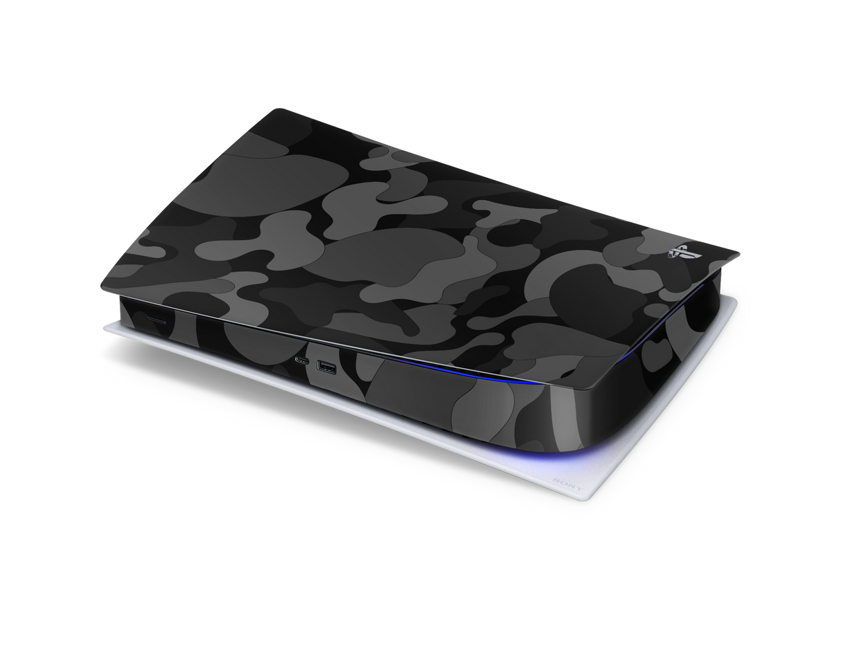 Playstation 5 Digital Skin Ape Camo Black