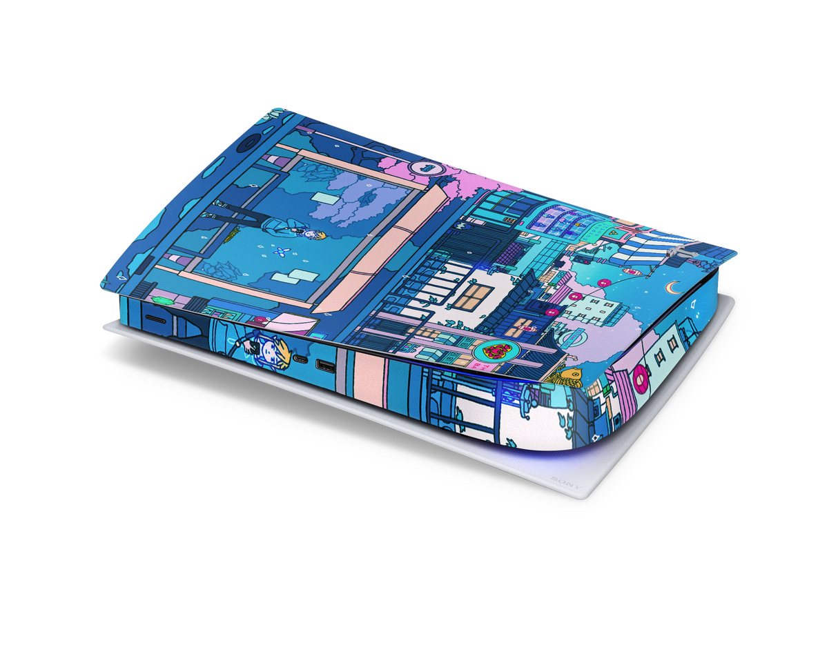 Playstation 5 Digital Skin Chill City