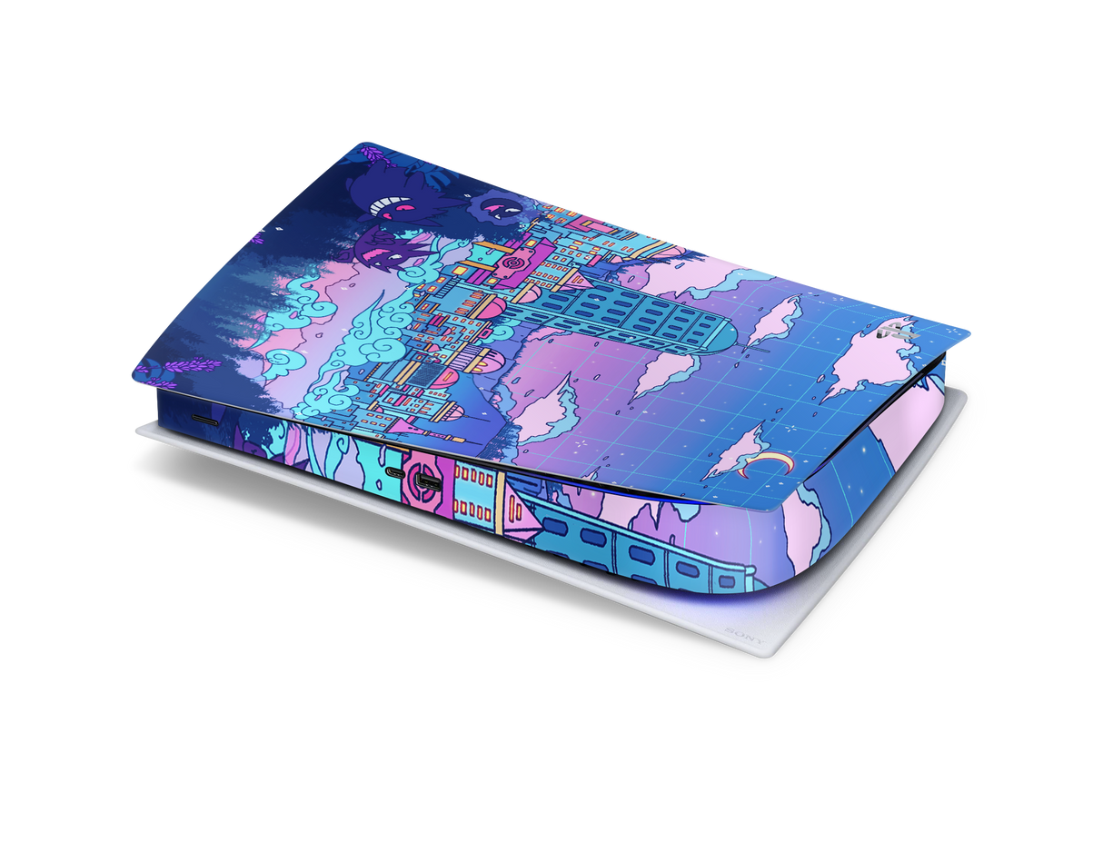 Playstation 5 Digital Skin Lavender town