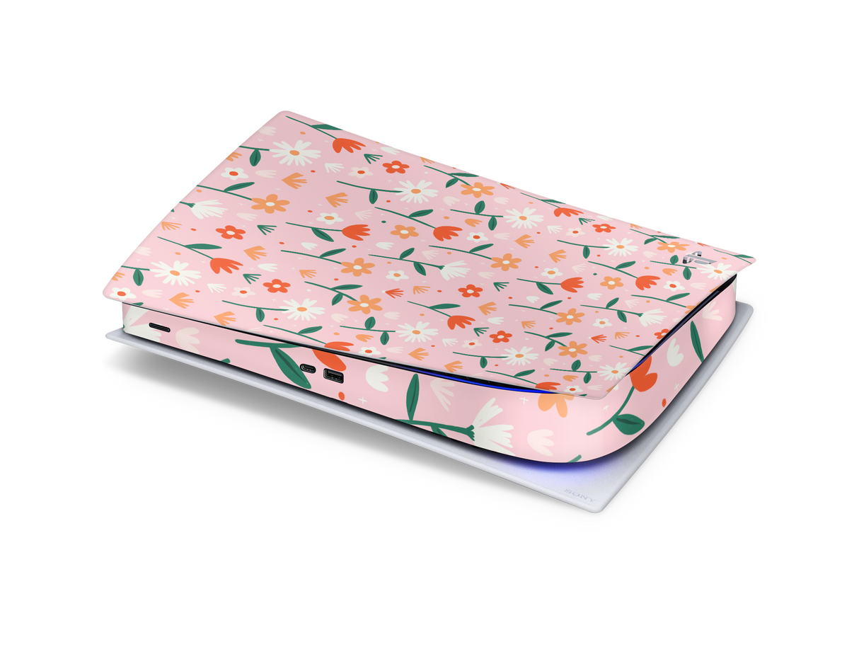 Playstation 5 Digital Skin Flowers In Summer