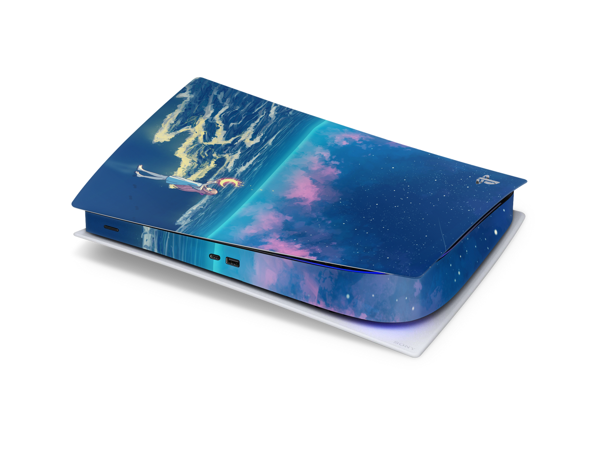 Playstation 5 Digital Skin Catching the moon