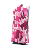 PlayStation 5 Disc Skin Ape Camo Pink