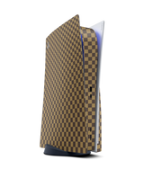 PlayStation 5 Disc Skin Checkers brown