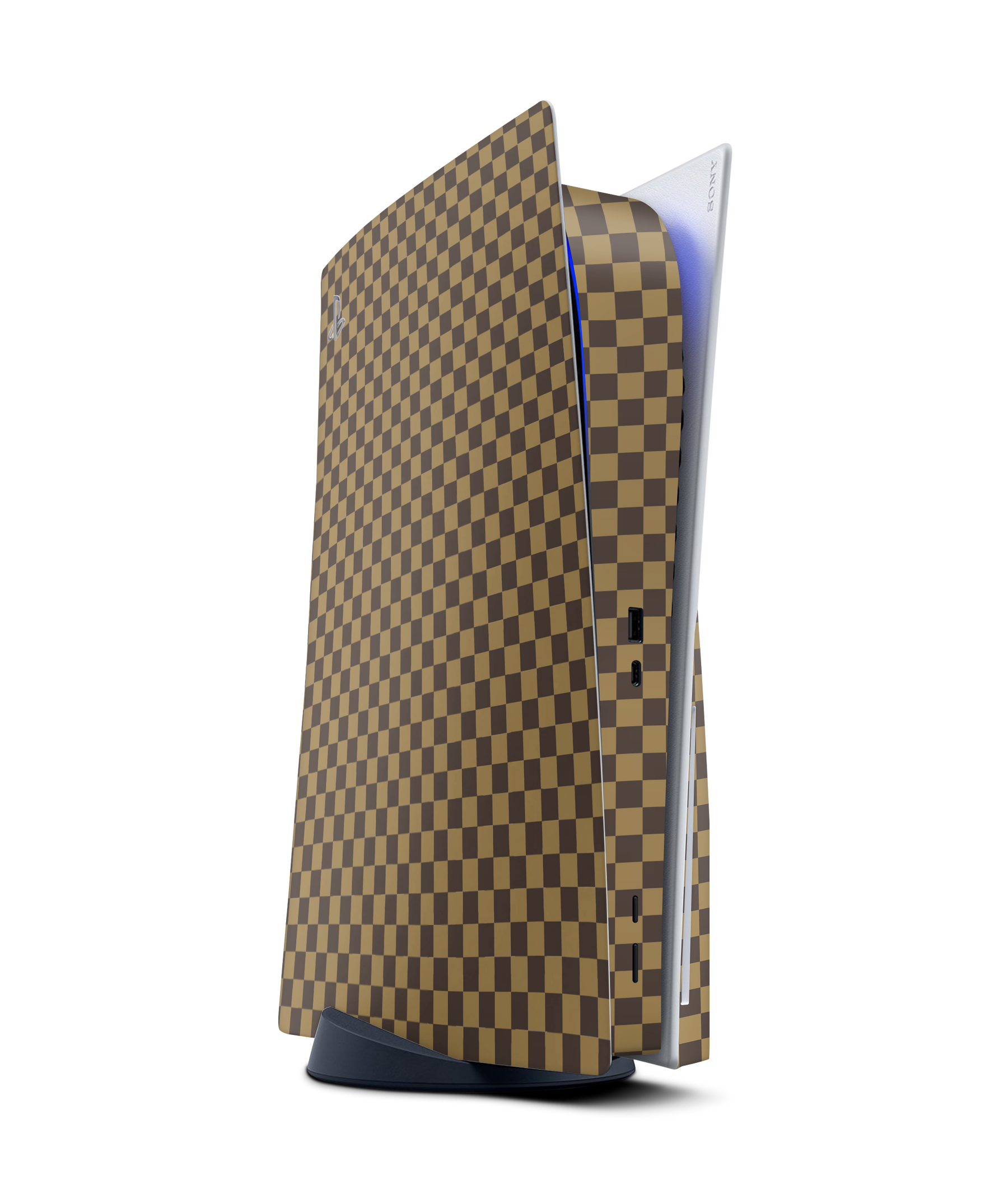 PlayStation 5 Disc Checkers brown