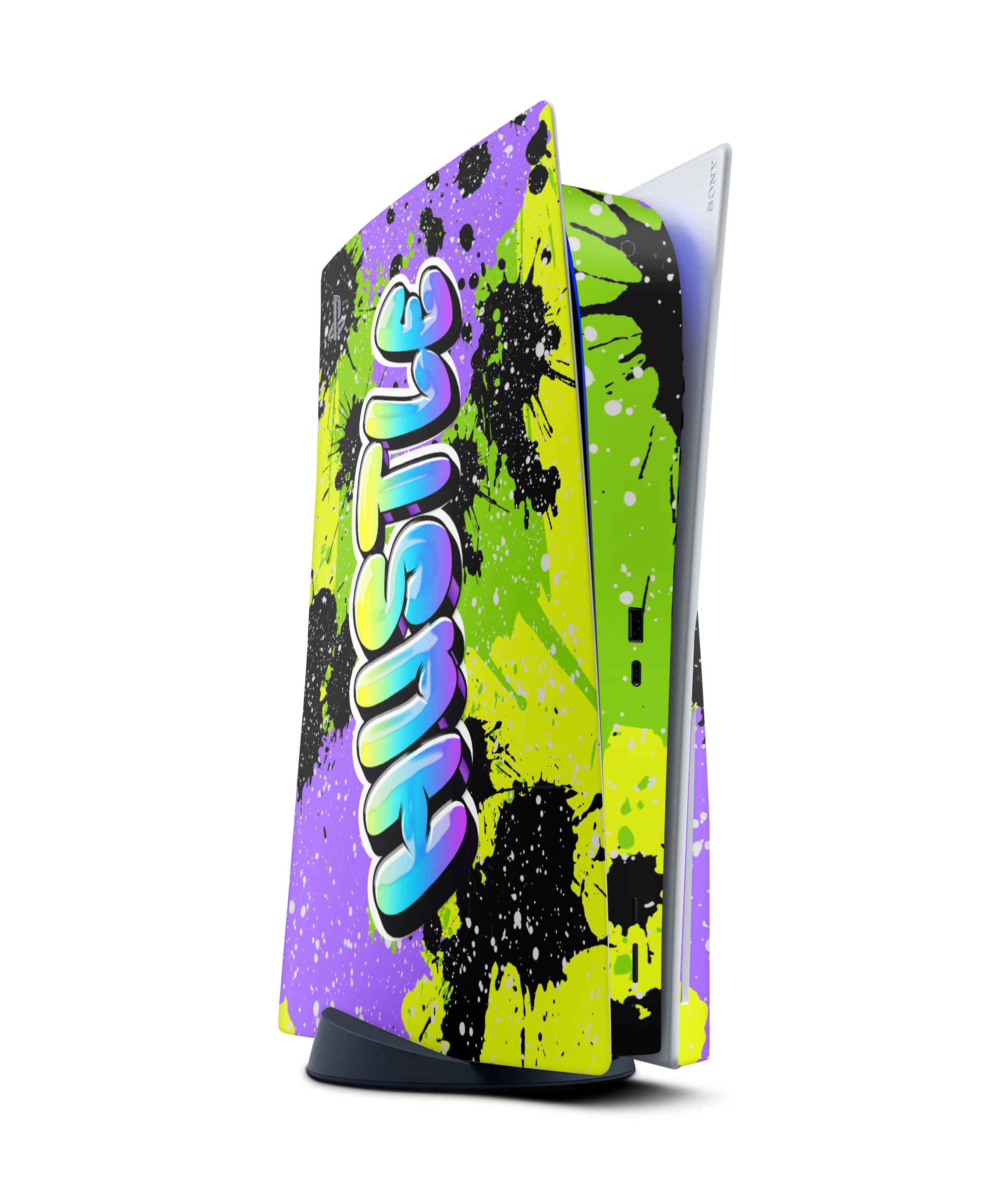 PlayStation 5 Disc Skin Hustle Splash