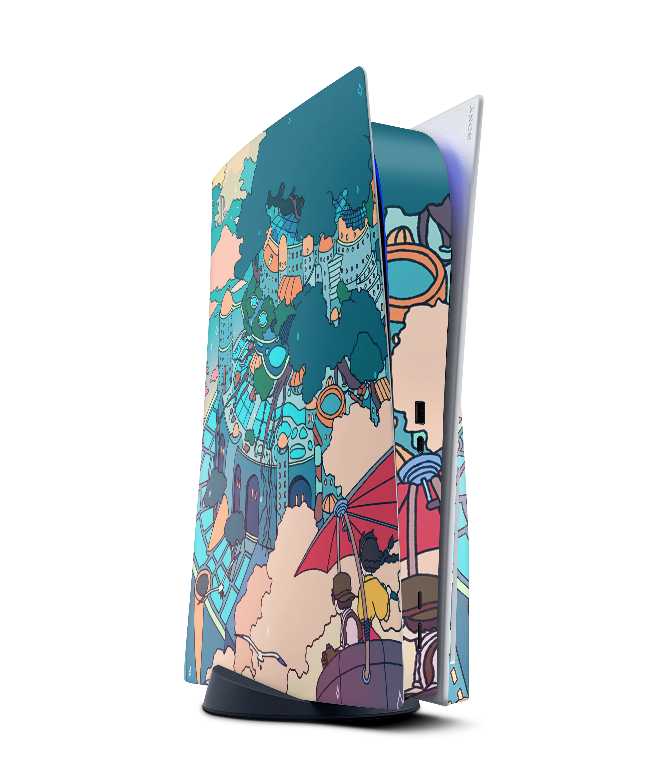 PlayStation 5 Disc Skin Castle in the Sky