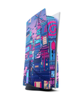PlayStation 5 Disc Skin Cyberpunk Village