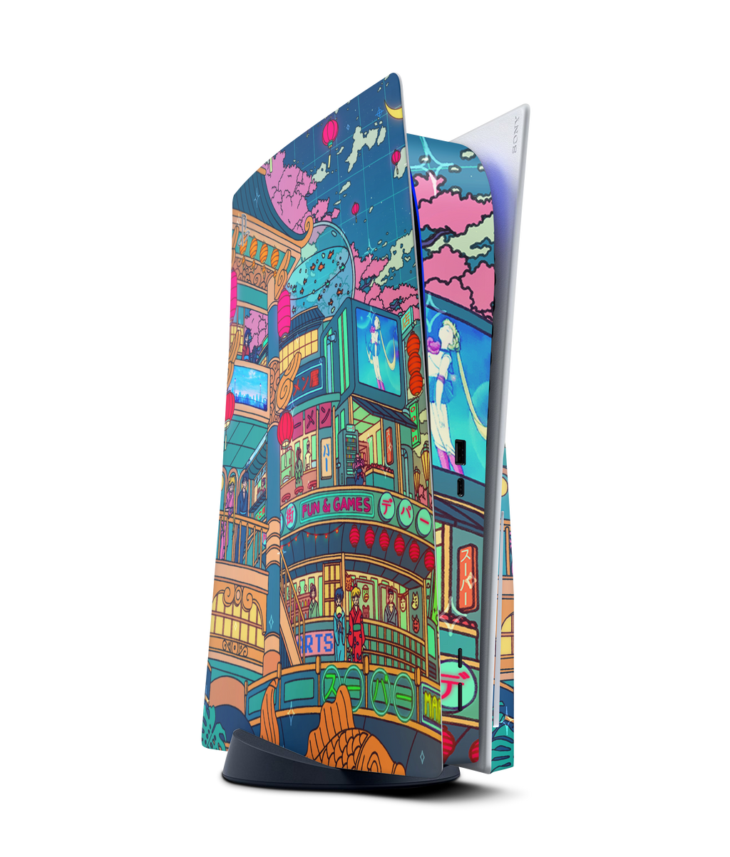 PlayStation 5 Disc Skin Moon festival