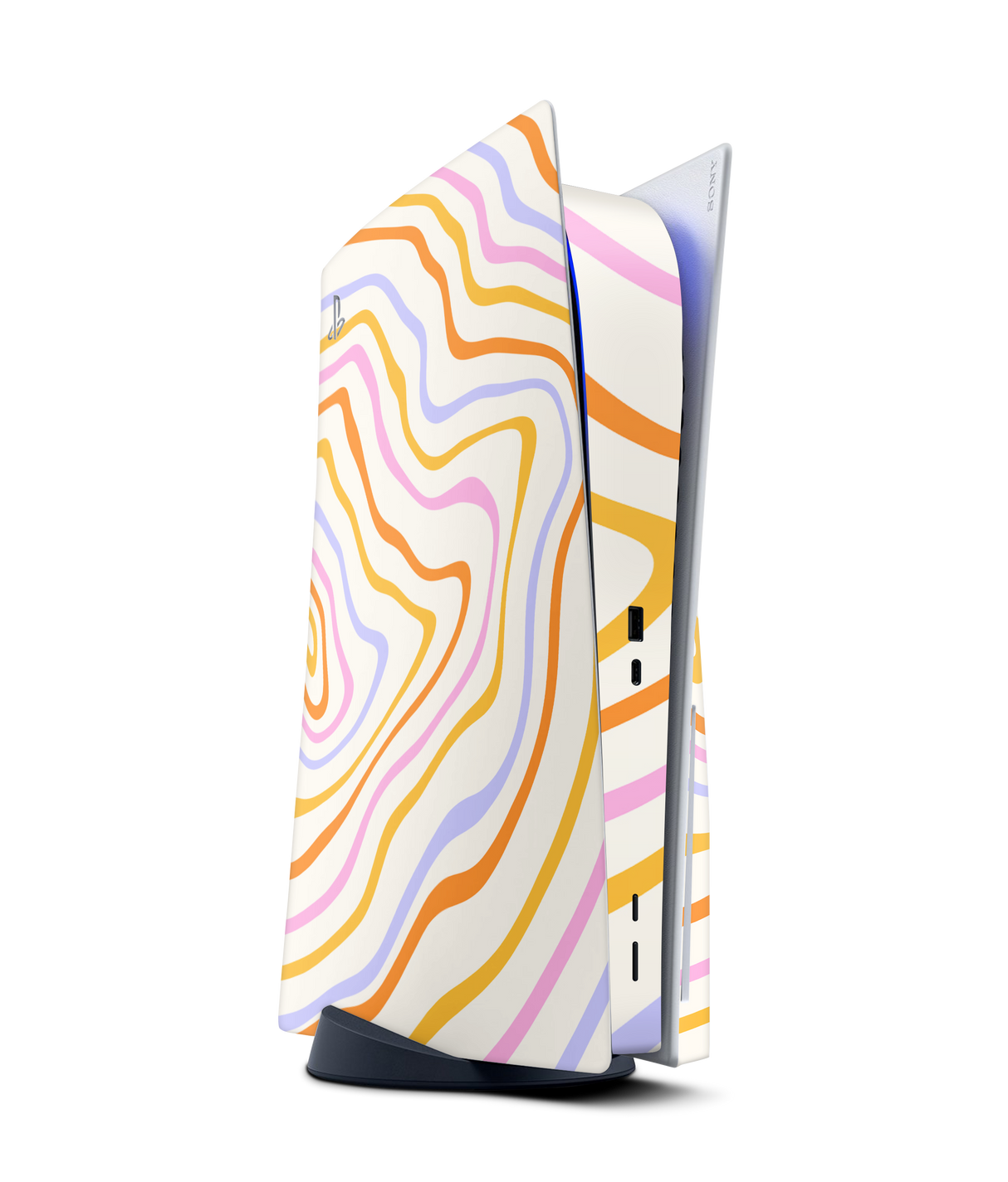 PlayStation 5 Disc Skin Abstract Rainbow