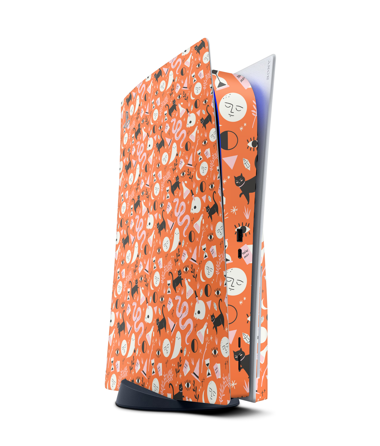 PlayStation 5 Disc Skin Halloween Pattern