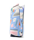 PlayStation 5 Disc Skin Messy Desk
