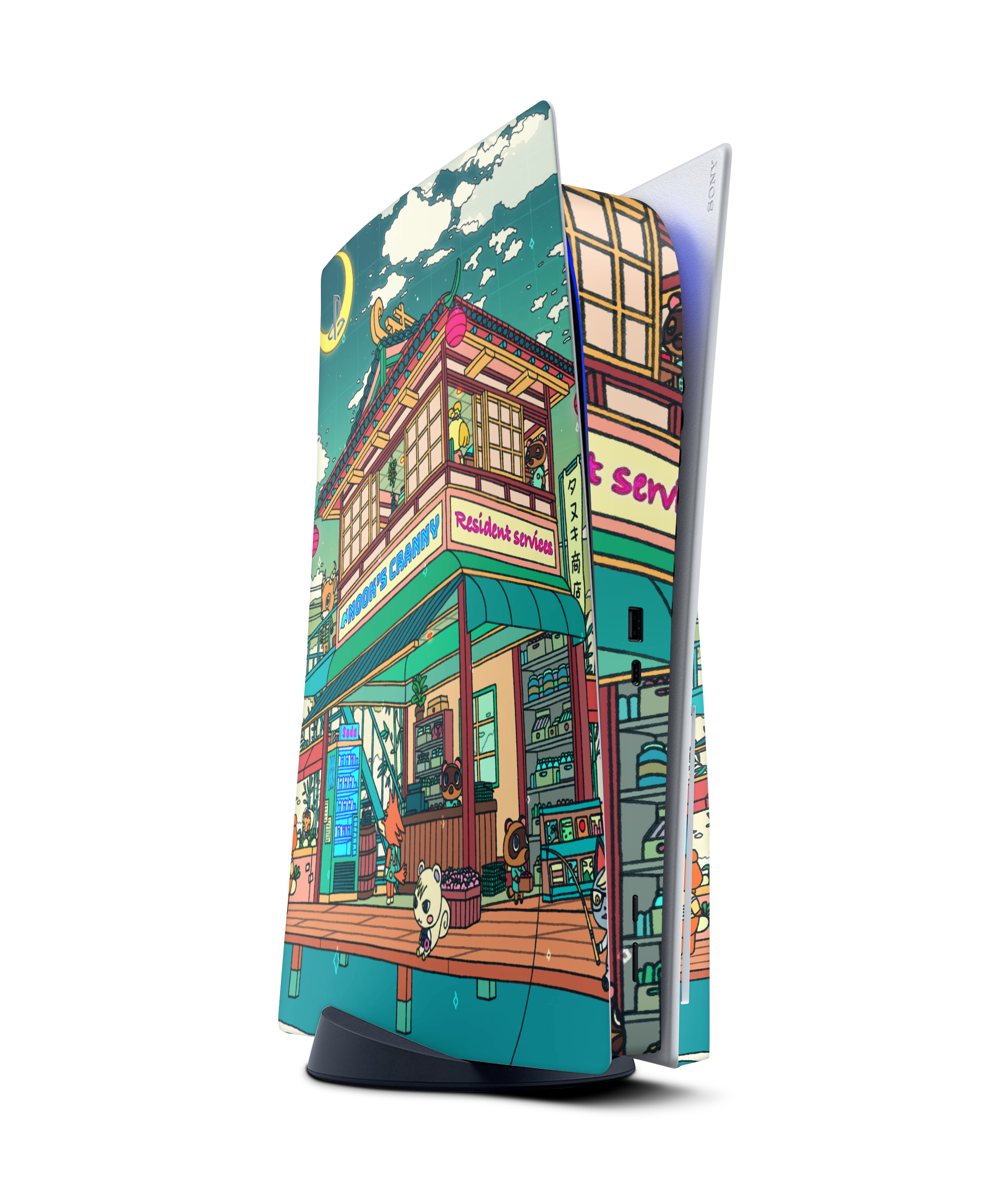 PlayStation 5 Disc Skin Animal Crossing
