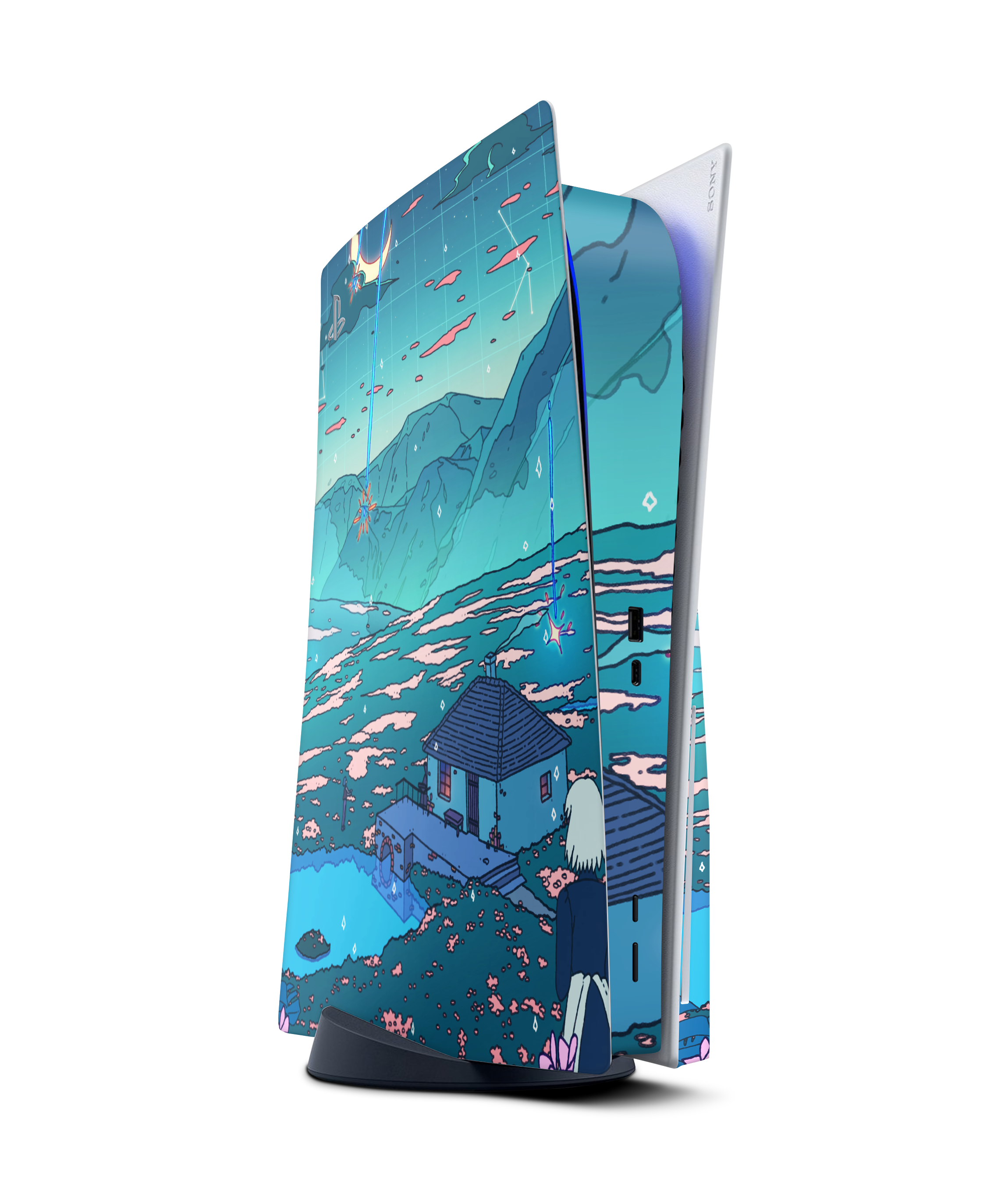 PlayStation 5 Disc Skin Crystal Shower