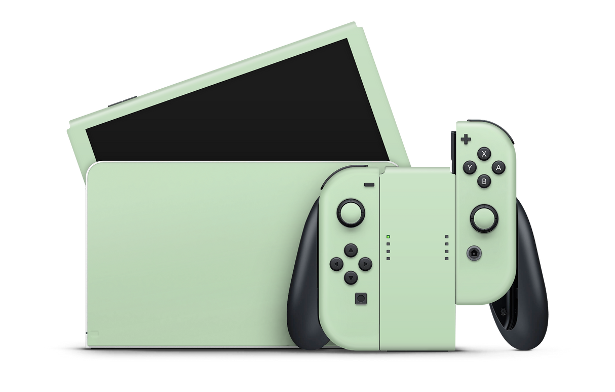 Nintendo Switch OLED Skin Pale Mint