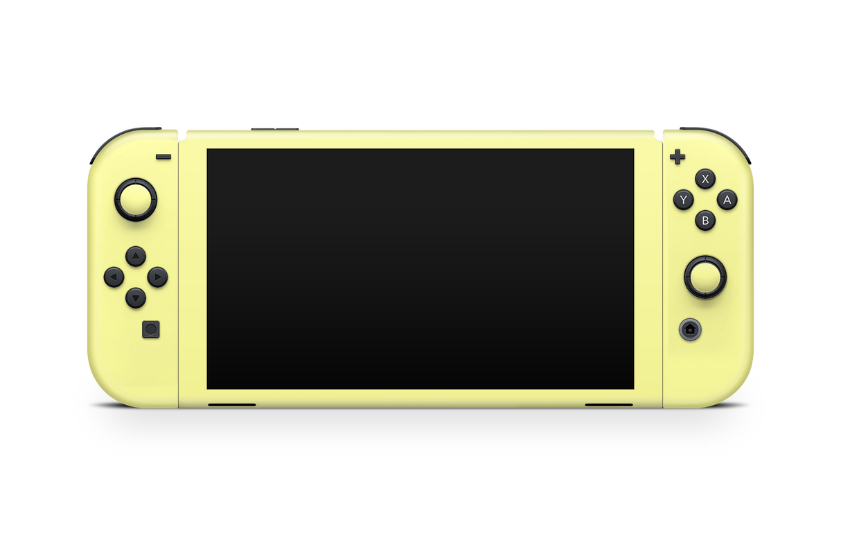 Nintendo Switch OLED Skin Pale Yellow