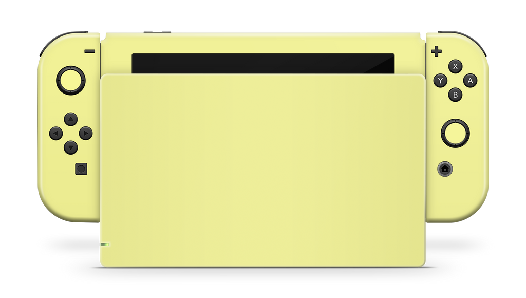 Nintendo Switch 2017 Skin Pale Yellow
