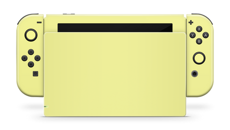 Nintendo Switch 2017 Skin Pale Yellow