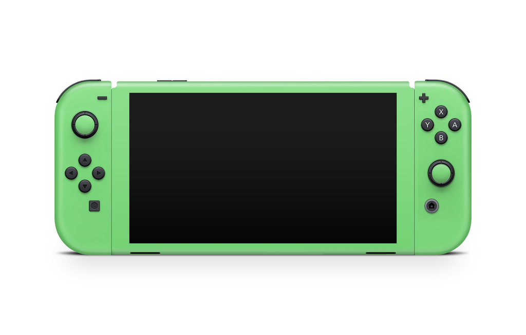Nintendo Switch OLED Skin Pastel Green