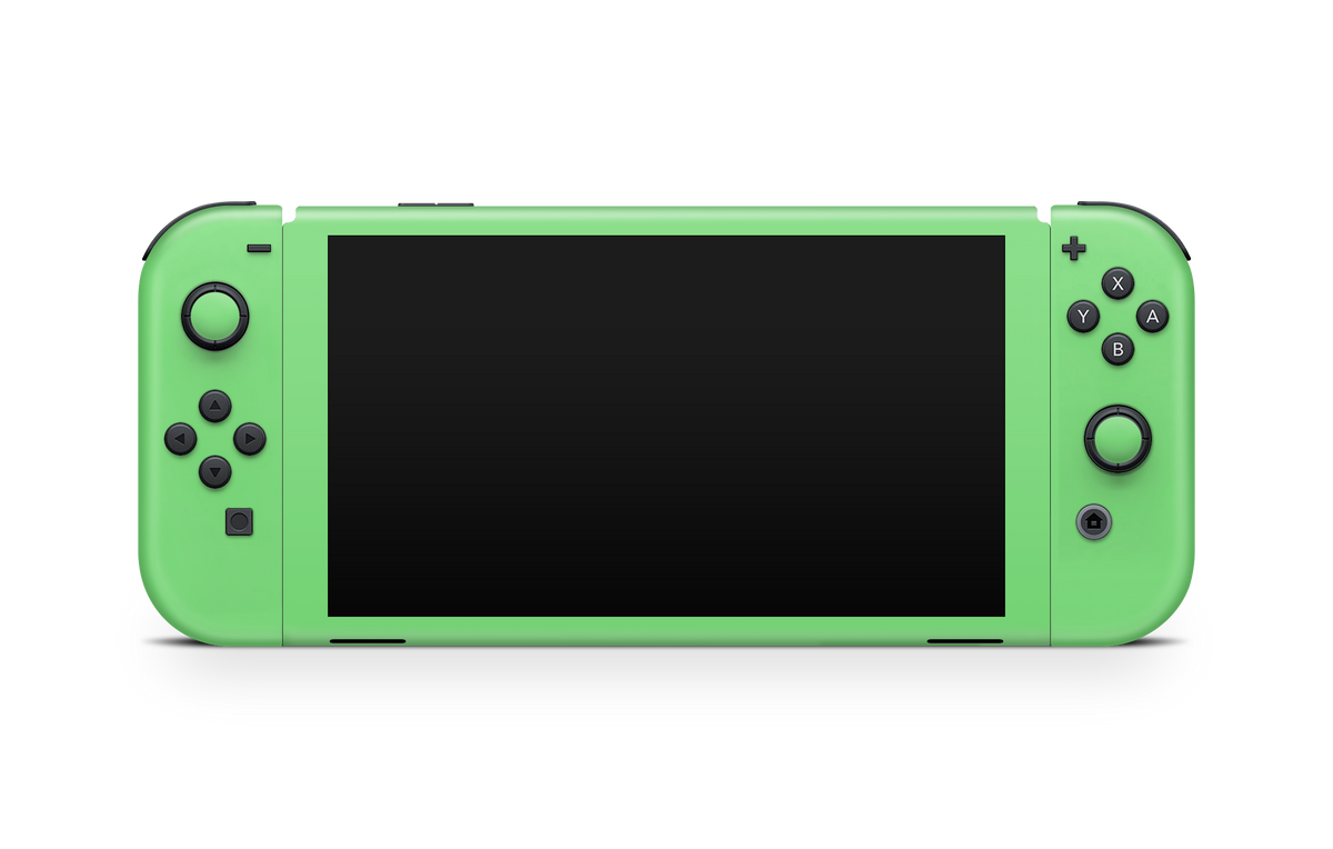 Nintendo Switch OLED Skin Pastel Green