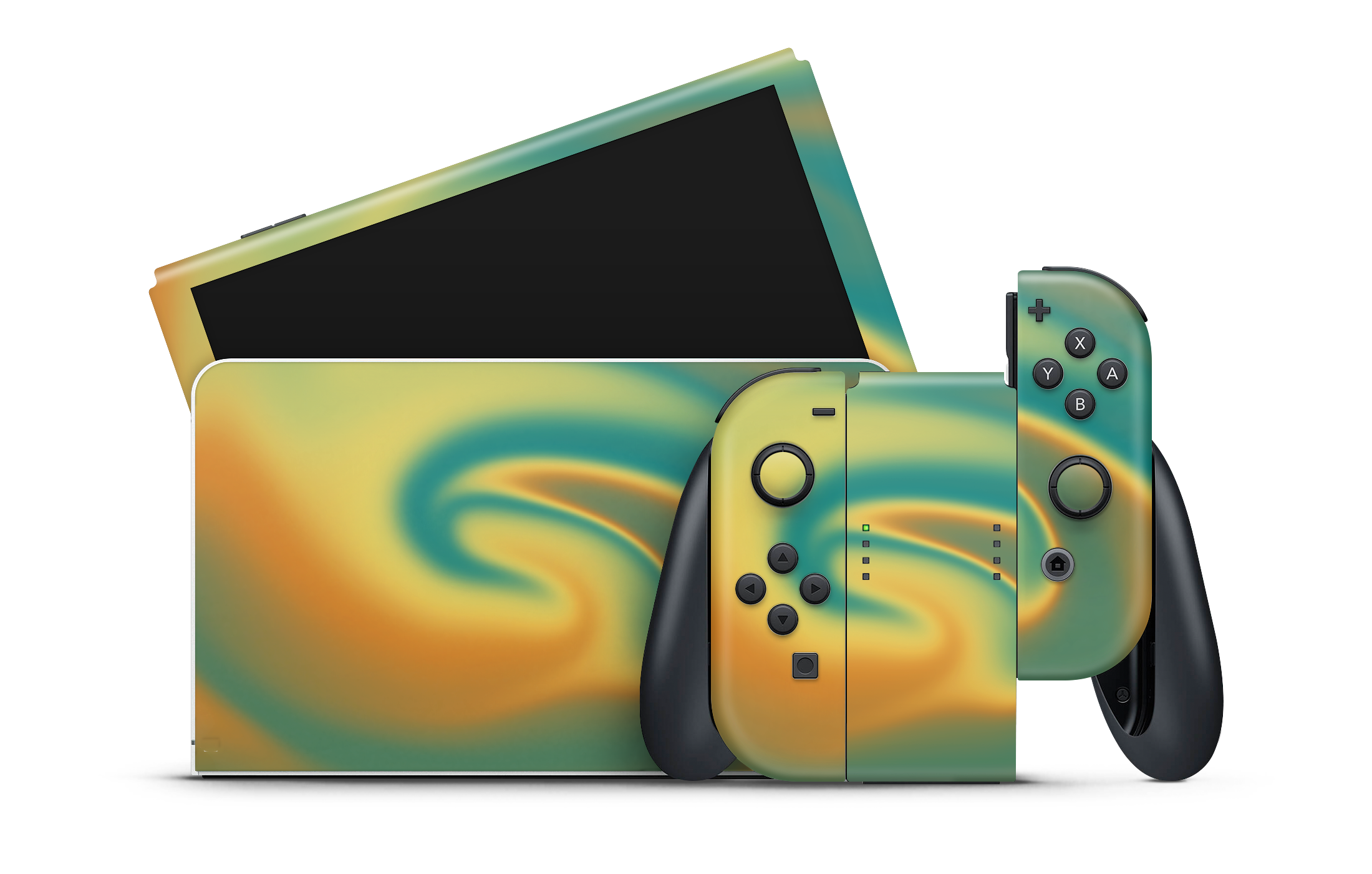 Nintendo Switch OLED Skin Retro Groove