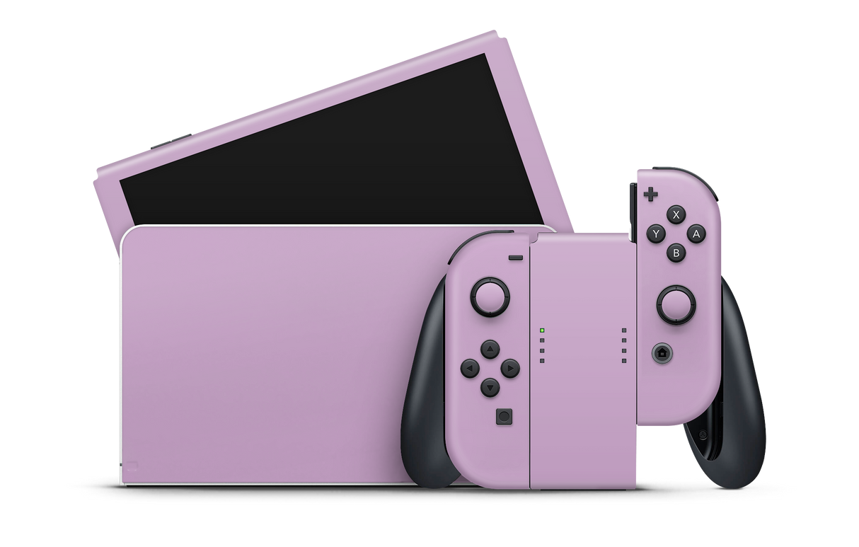 Nintendo Switch OLED Skin Soft Lilac - Main Image