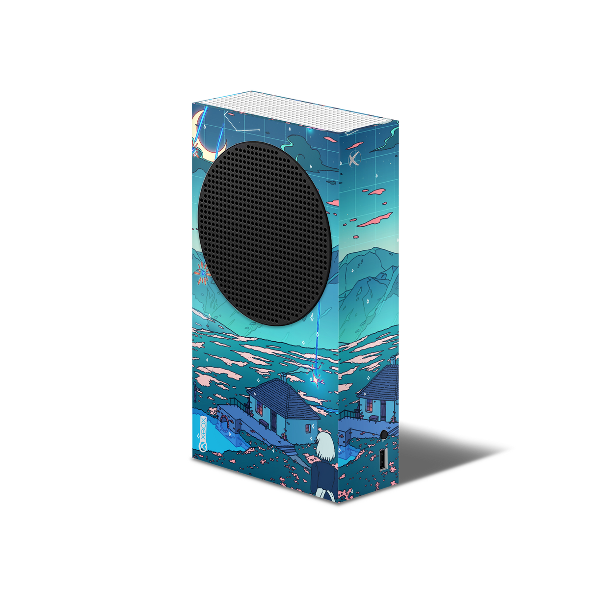XBox Series S Skin Crystal Shower